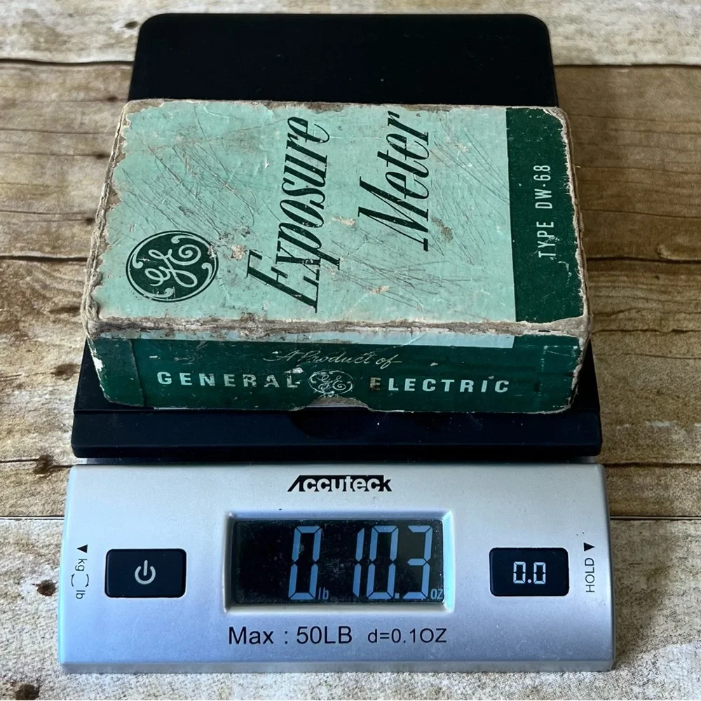 Vintage General Electric GE Exposure Meter Type DW-68 Light Meter with Box‎